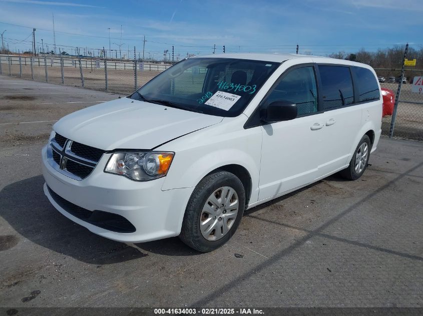 2018 Dodge Grand Caravan Se VIN: 2C4RDGBG2JR143702 Lot: 41634003
