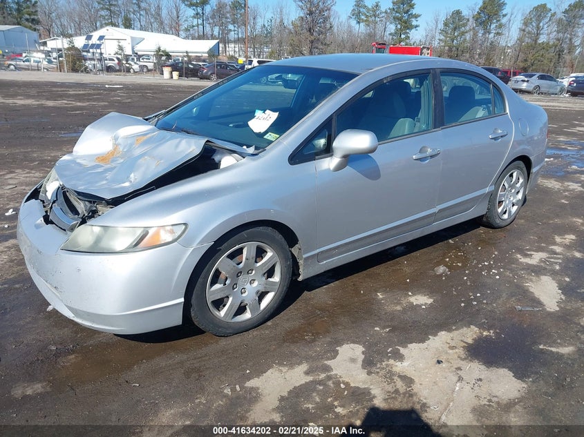 2006 HONDA CIVIC VIN: 1HGFA165X6L015419