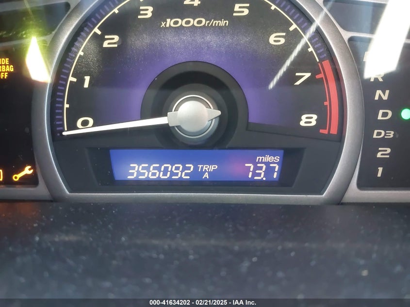2006 HONDA CIVIC VIN: 1HGFA165X6L015419