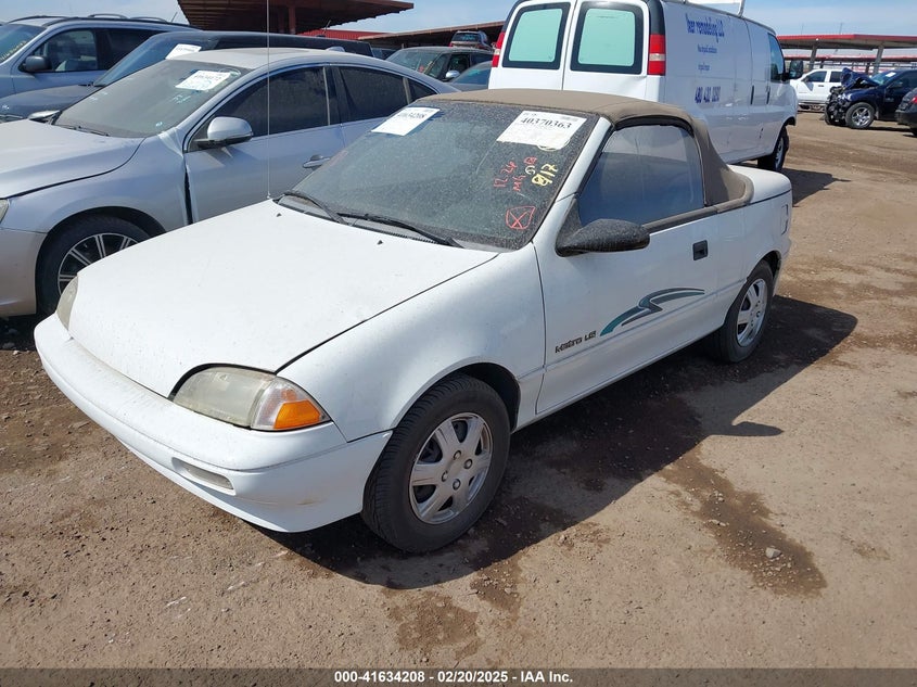 JG1MR3365MK611668 1991 GEO METRO photo no. 2