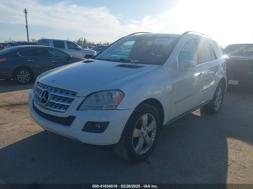 2011 MERCEDES-BENZ ML 350 VIN: 4JGBB5GB2BA639934