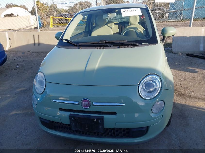 2012 Fiat 500 Pop VIN: 3C3CFFAR3CT303958 Lot: 41634870