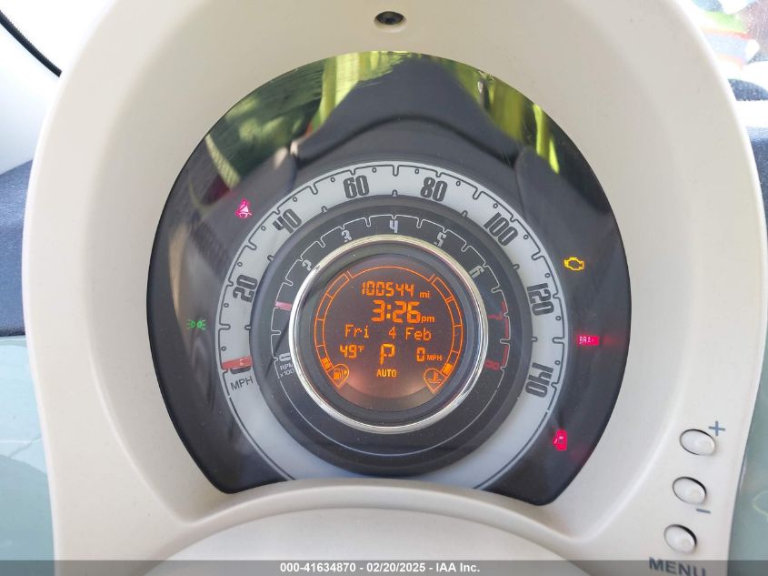 2012 Fiat 500 Pop VIN: 3C3CFFAR3CT303958 Lot: 41634870