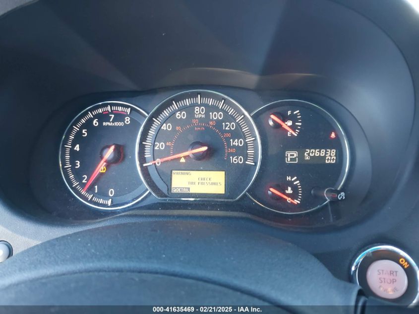 2012 Nissan Maxima 3.5 Sv VIN: 1N4AA5AP6CC862058 Lot: 41635469