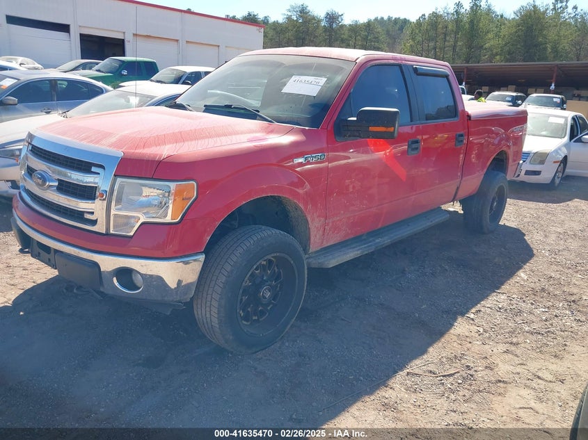 2014 FORD F150 VIN: 1FTFW1EF2EKE92957