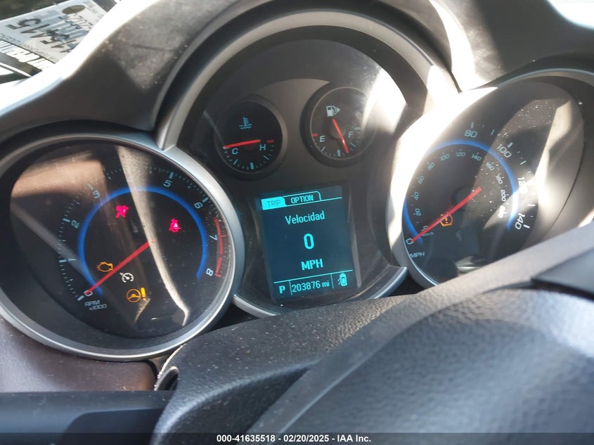 2016 CHEVROLET CRUZE LIMITED VIN: 1G1PF5SB4G7110813