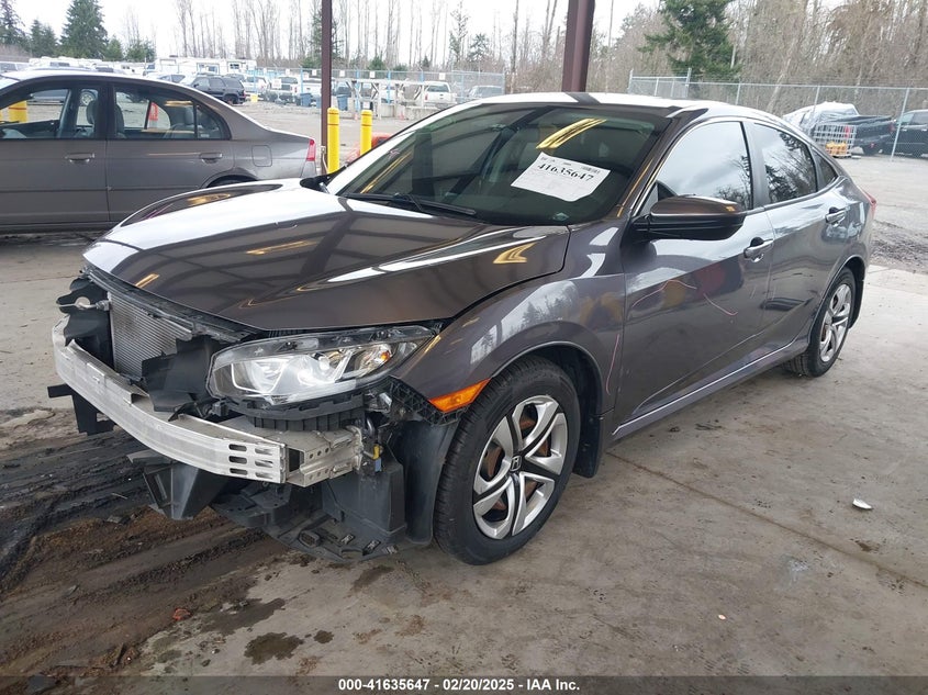 2016 HONDA CIVIC VIN: 19XFC2E50GE041330