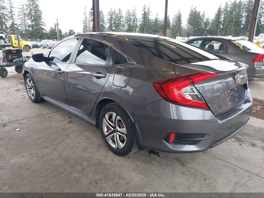 2016 HONDA CIVIC VIN: 19XFC2E50GE041330