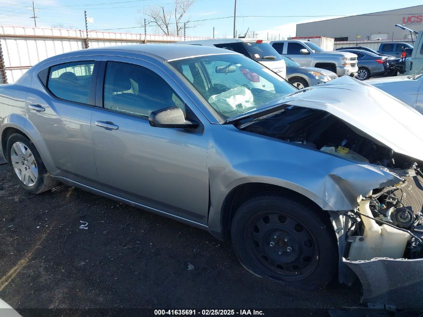 2014 Dodge Avenger Se VIN: 1C3CDZAB7EN144102 Lot: 41635691