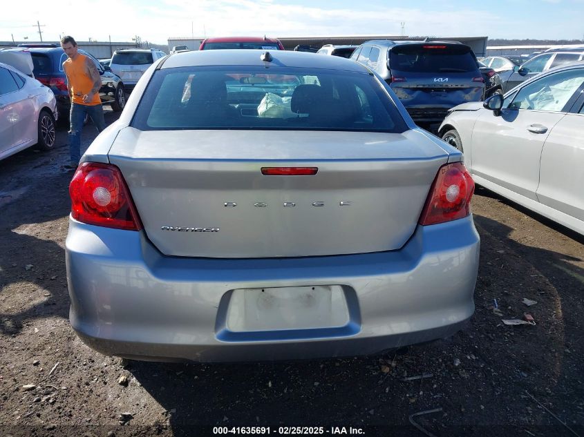 2014 Dodge Avenger Se VIN: 1C3CDZAB7EN144102 Lot: 41635691