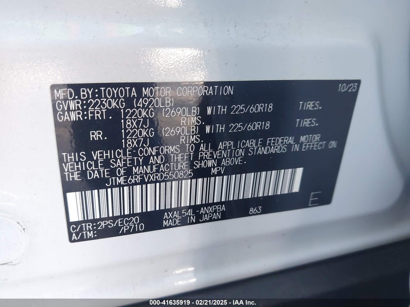 2024 TOYOTA RAV4 HYBRID XSE - JTME6RFVXRD550825