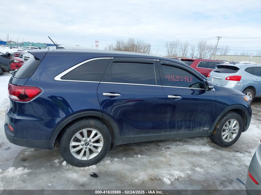 2019 Kia Sorento 2.4L Lx VIN: 5XYPGDA3XKG526806 Lot: 41635988