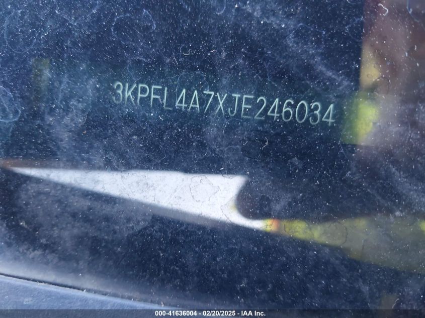 2018 Kia Forte Lx VIN: 3KPFL4A7XJE246034 Lot: 41636004