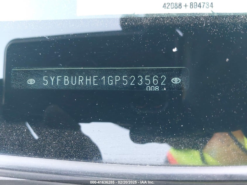 2016 TOYOTA COROLLA LE - 5YFBURHE1GP523562