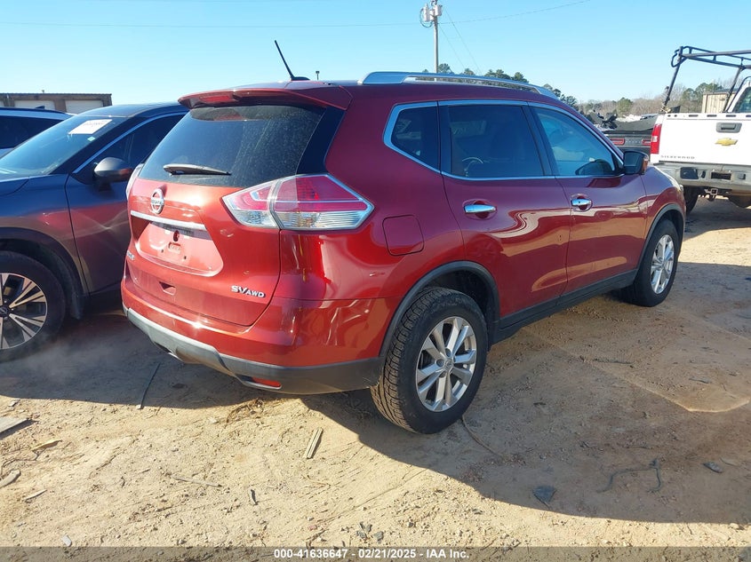2016 NISSAN ROGUE SV - KNMAT2MVXGP635984