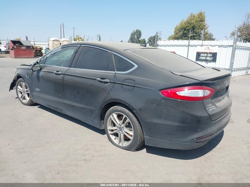 Vin: 3fa6p0su8gr157619, lot: 42128166, ford fusion energi titanium 20163