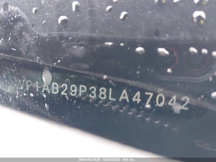 2008 Porsche Cayenne S VIN: WP1AB29P38LA47042 Lot: 41637429
