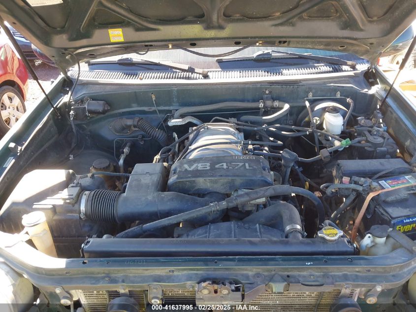 2001 Toyota Tundra Ltd V8 VIN: 5TBBT48121S167262 Lot: 41637995