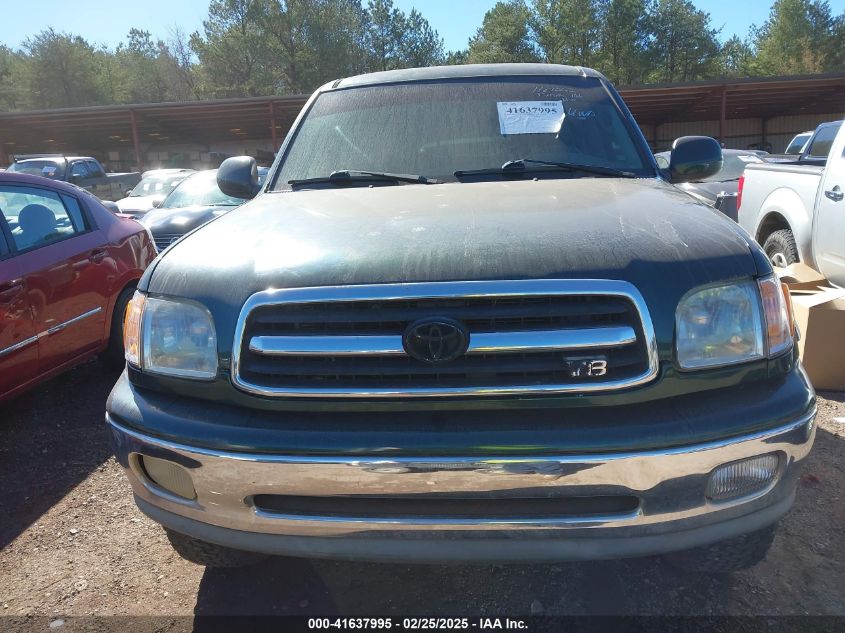 2001 Toyota Tundra Ltd V8 VIN: 5TBBT48121S167262 Lot: 41637995