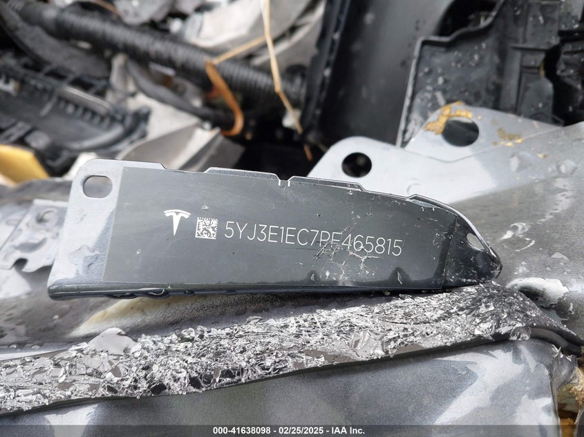 2023 TESLA MODEL 3 VIN: 5YJ3E1EC7PF465815