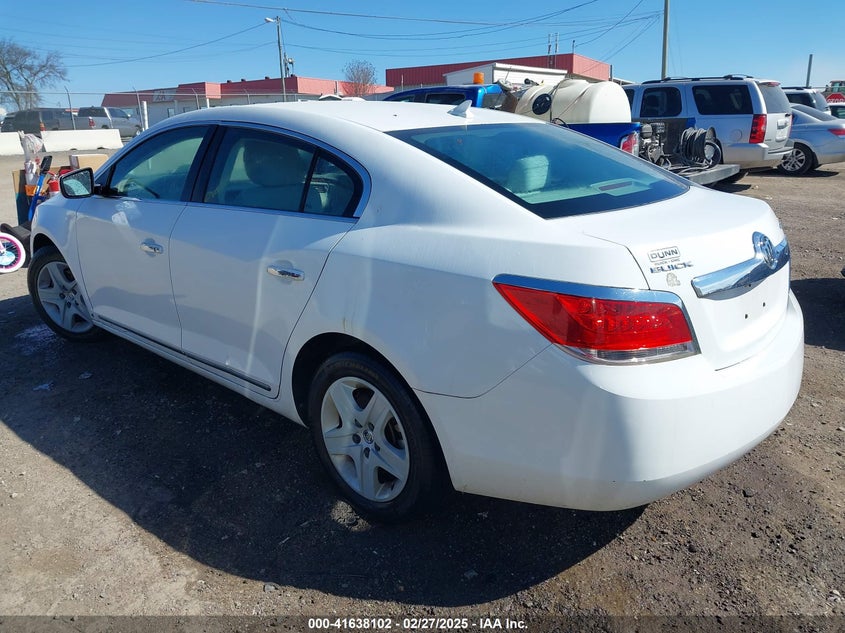 2010 BUICK LACROSSE VIN: 1G4GB5EG3AF121899