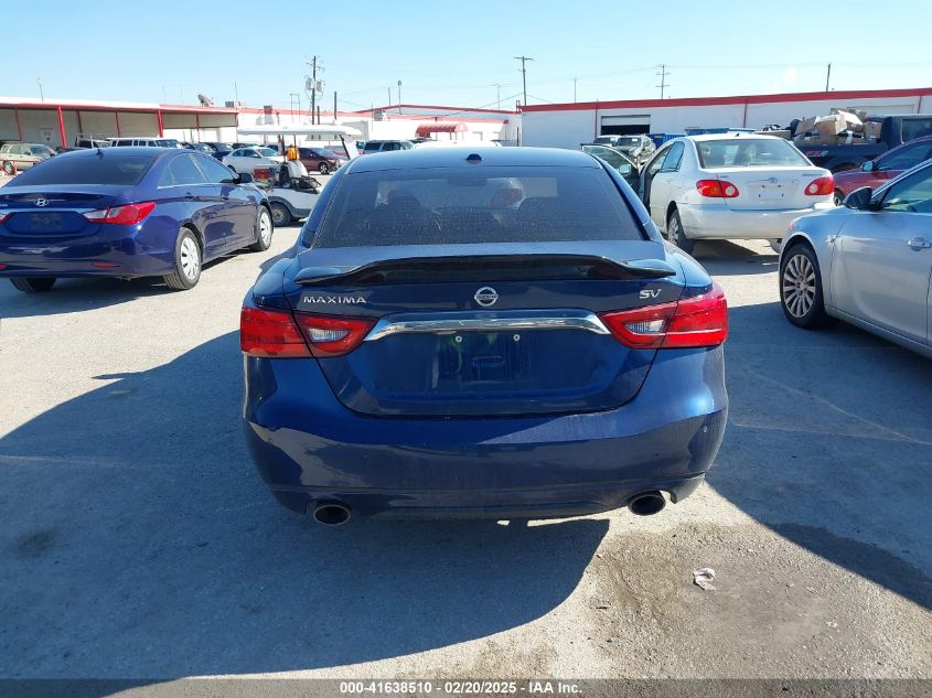 2018 Nissan Maxima 3.5 Sv VIN: 1N4AA6AP8JC375429 Lot: 41638510