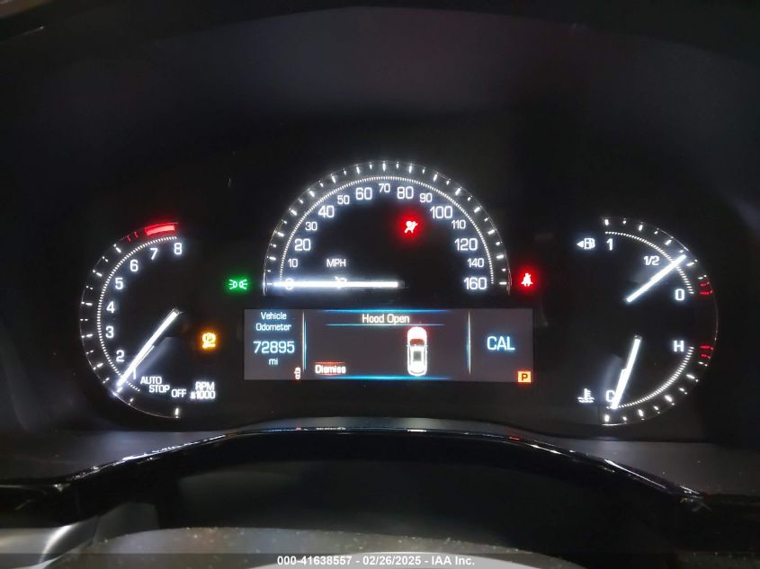 2017 Cadillac Xt5 Luxury VIN: 1GYKNDRS3HZ244412 Lot: 41638557