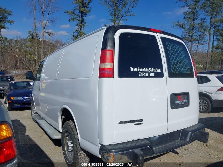 2021 Chevrolet Express Cargo Rwd 2500 Regular Wheelbase Wt VIN: 1GCWGAF77M1249962 Lot: 41638581