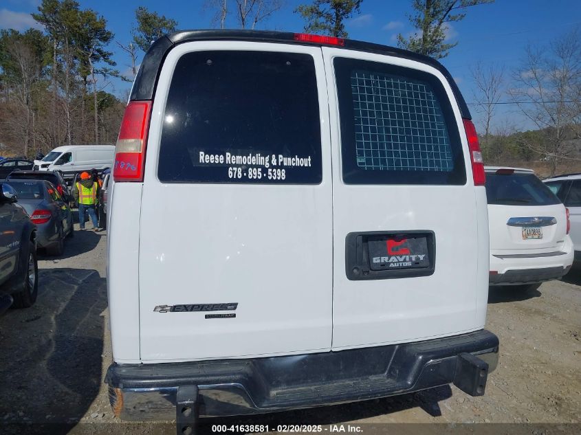 2021 Chevrolet Express Cargo Rwd 2500 Regular Wheelbase Wt VIN: 1GCWGAF77M1249962 Lot: 41638581