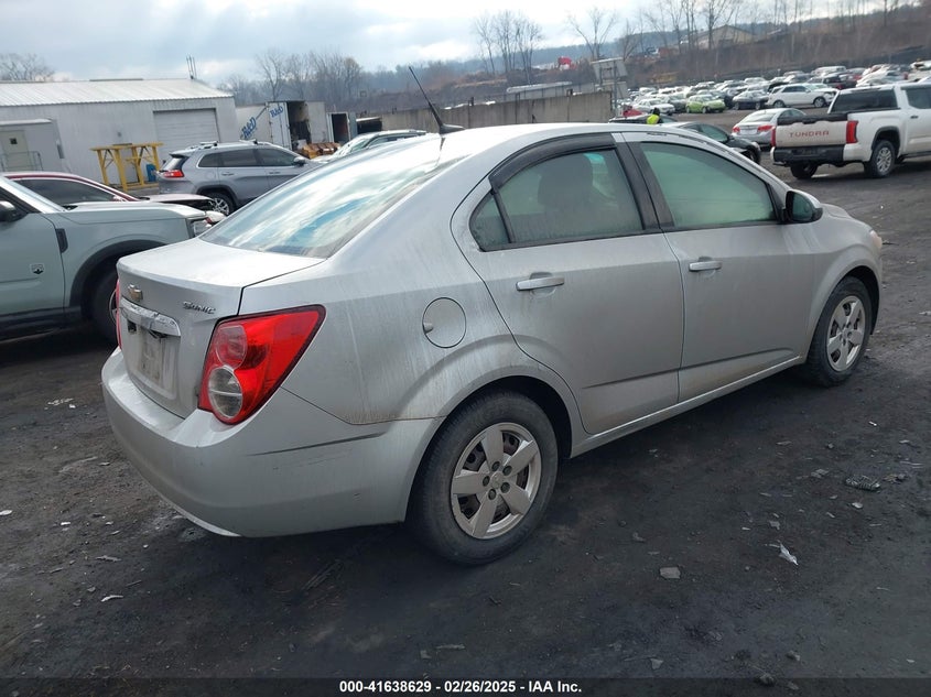 2014 CHEVROLET SONIC VIN: 1G1JA5SG4E4144989