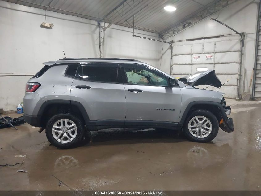 2018 Jeep Compass Sport 4X4 VIN: 3C4NJDAB8JT261763 Lot: 41638658