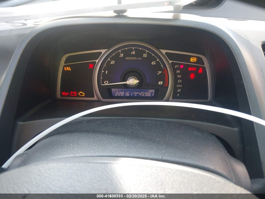 2007 HONDA CIVIC VIN: 1HGFA16867L123466