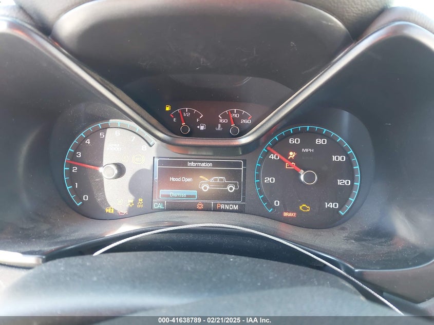 2016 CHEVROLET COLORADO VIN: 1GCGTDE37G1101556