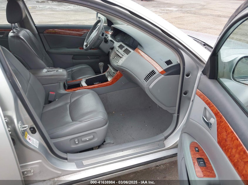 2006 TOYOTA AVALON VIN: 4T1BK36B86U095143