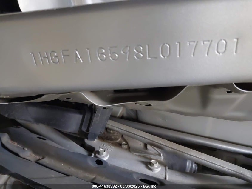 2008 Honda Civic Lx VIN: 1HGFA16598L017701 Lot: 41638992