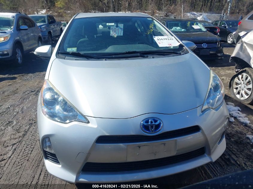 2014 Toyota Prius C Two VIN: JTDKDTB36E1568678 Lot: 41639241