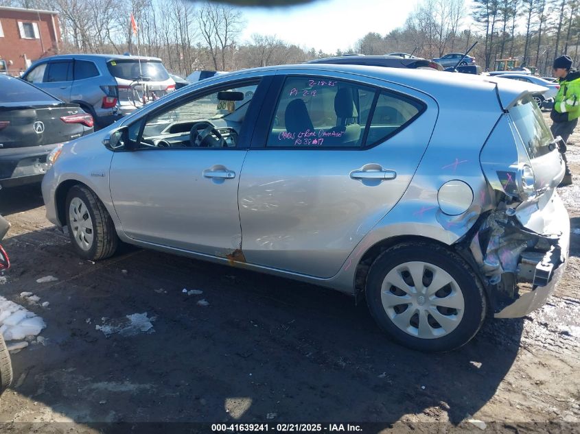 2014 Toyota Prius C Two VIN: JTDKDTB36E1568678 Lot: 41639241