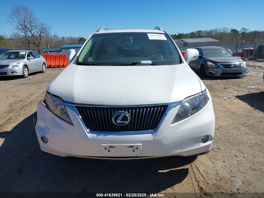 2010 Lexus Rx 350 VIN: 2T2BK1BA6AC076890 Lot: 41639821