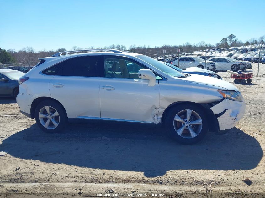 2010 Lexus Rx 350 VIN: 2T2BK1BA6AC076890 Lot: 41639821