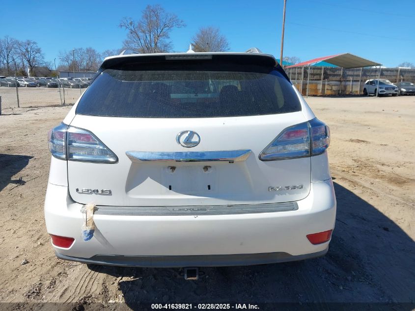 2010 Lexus Rx 350 VIN: 2T2BK1BA6AC076890 Lot: 41639821