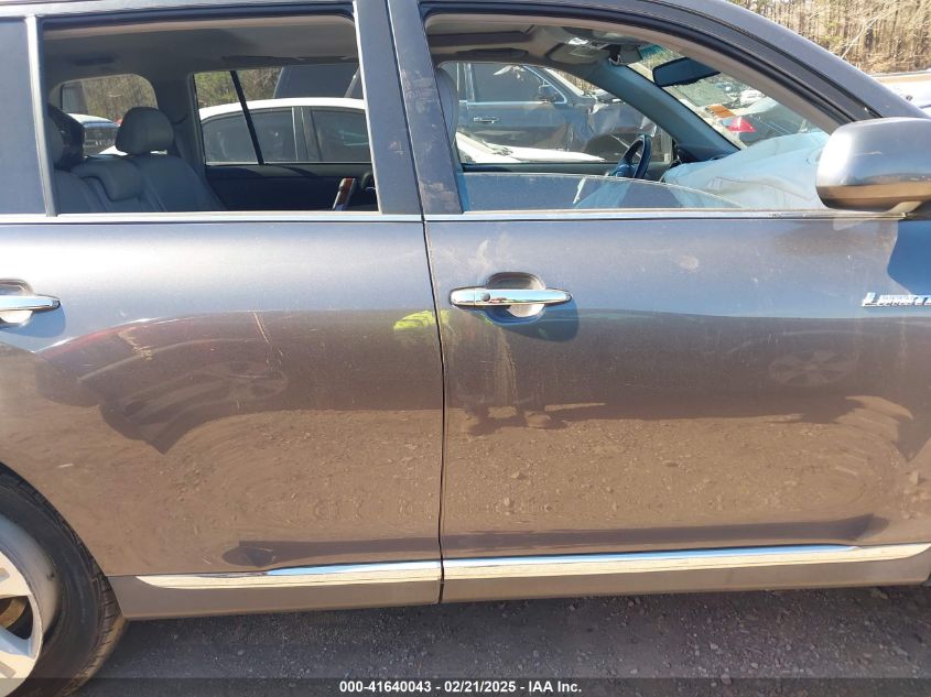 2012 Toyota Highlander Limited V6 VIN: 5TDYK3EHOCS083539 Lot: 41640043