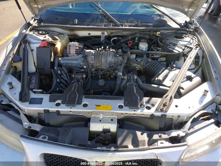 2001 Pontiac Grand Prix Gtp VIN: 1G2WR12161F183418 Lot: 41640223