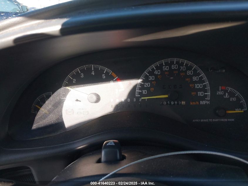 2001 Pontiac Grand Prix Gtp VIN: 1G2WR12161F183418 Lot: 41640223