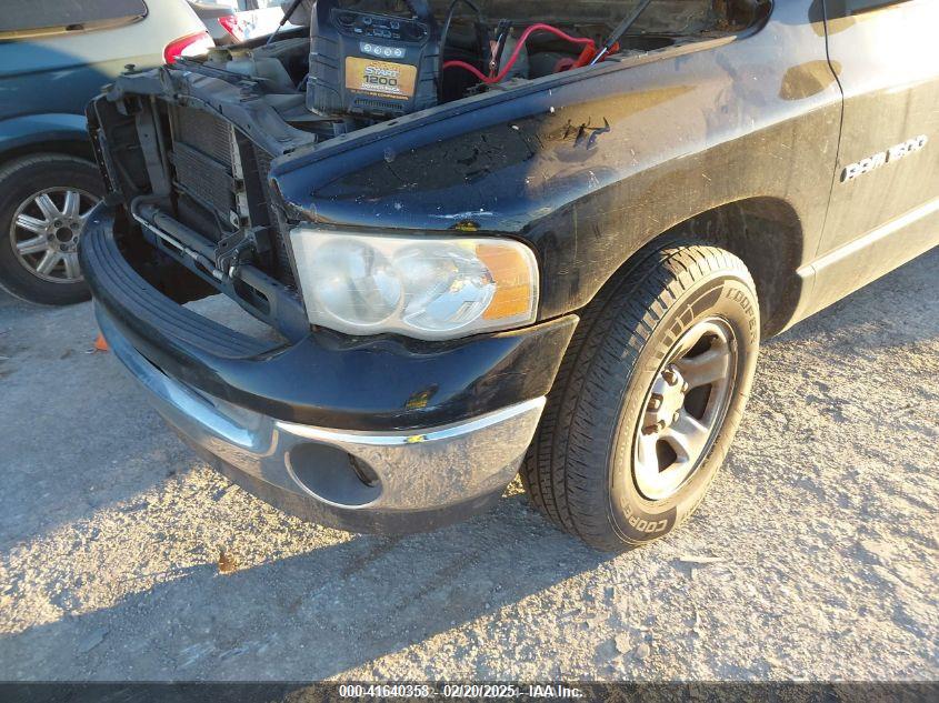 2005 Dodge Ram 1500 Slt/Laramie black truck gasoline 1D7HA18N55J545835 photo #3