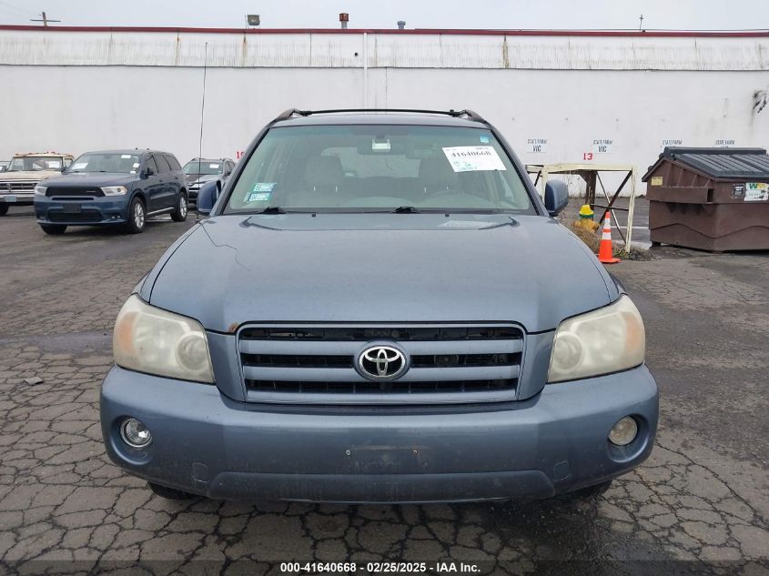 2007 Toyota Highlander V6 VIN: JTEEP21AX70231515 Lot: 41640668