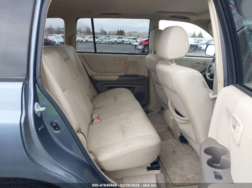 2007 Toyota Highlander V6 VIN: JTEEP21AX70231515 Lot: 41640668