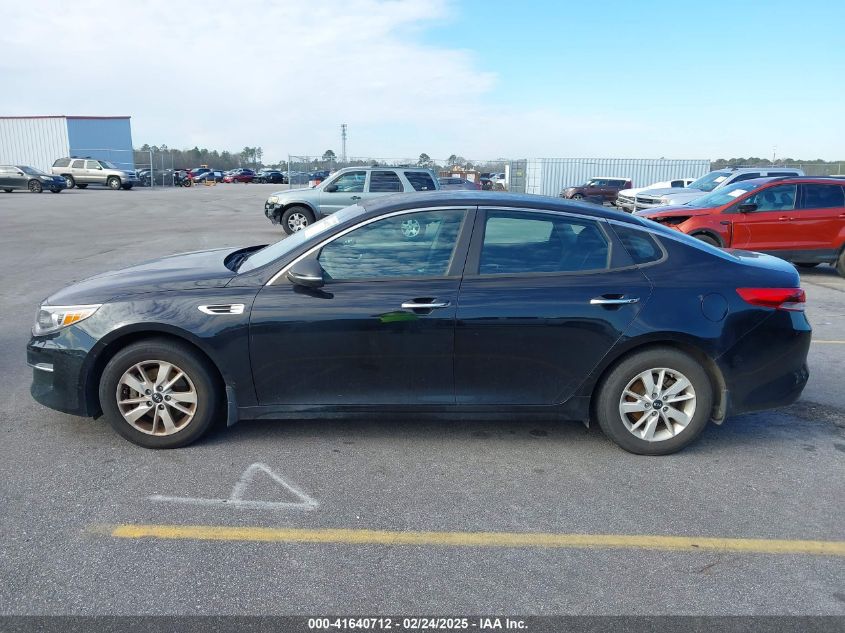 2016 Kia Optima Lx VIN: KNAGT4L39G5105567 Lot: 41640712