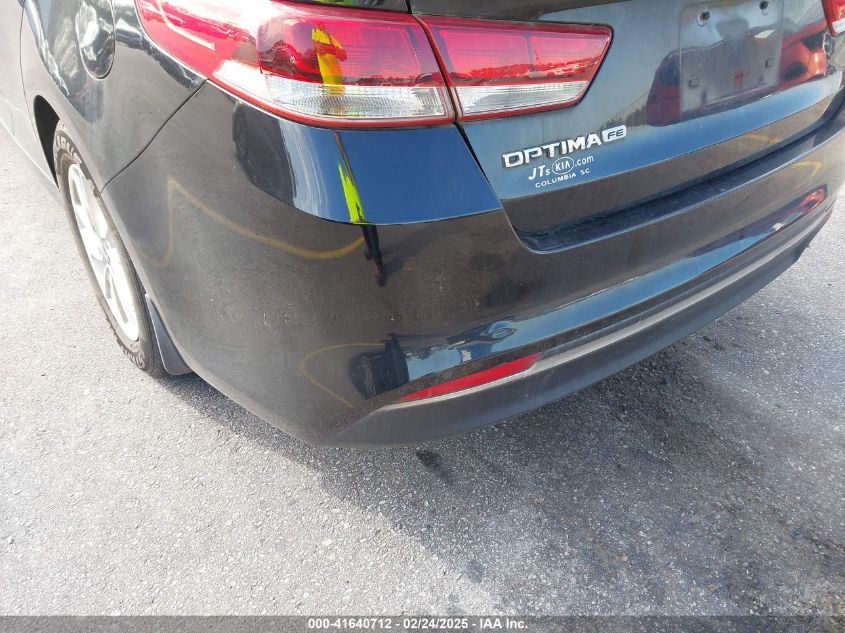 2016 Kia Optima Lx VIN: KNAGT4L39G5105567 Lot: 41640712
