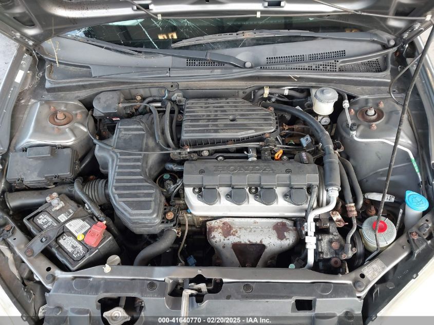 2004 Honda Civic Lx VIN: 2HGES16554H623870 Lot: 41640770