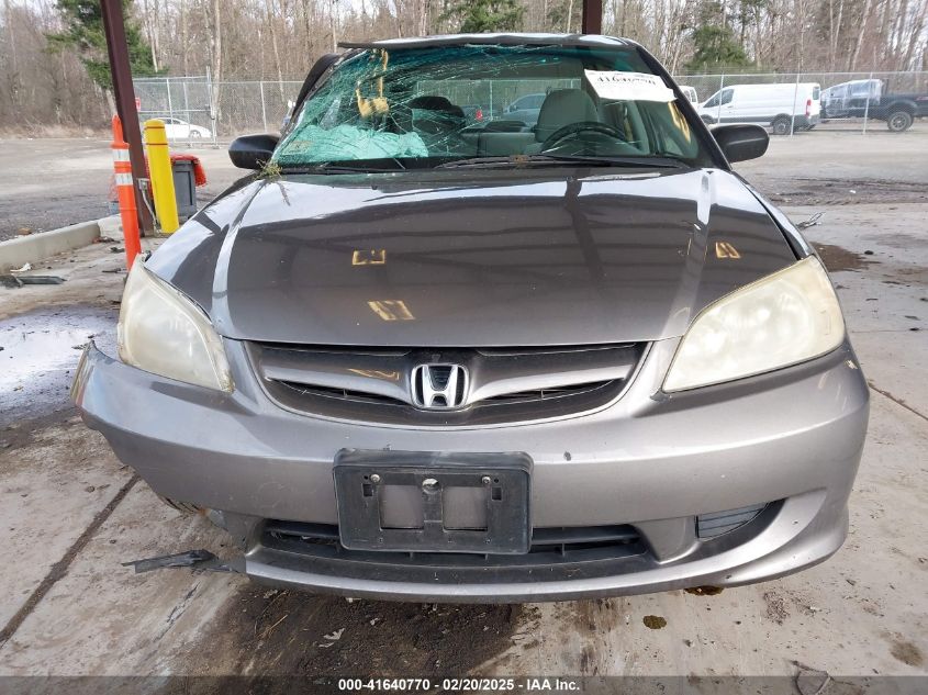 2004 Honda Civic Lx VIN: 2HGES16554H623870 Lot: 41640770